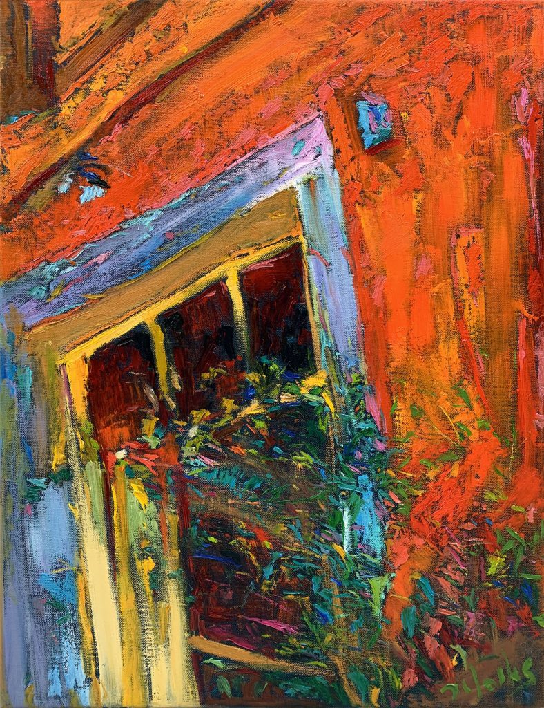 "Exposed", oil on linen, 60x80 cm